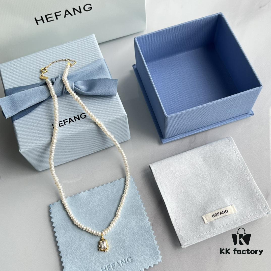 692fde8399f2d84055c8b649 HEFANG Jewelry - Elegant and Radiant Starlight Sugar Cube Pearl Necklace