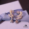 692fdea299f2d84055c8b670 He Fang New Arrival Moonlight White Stud Earrings
