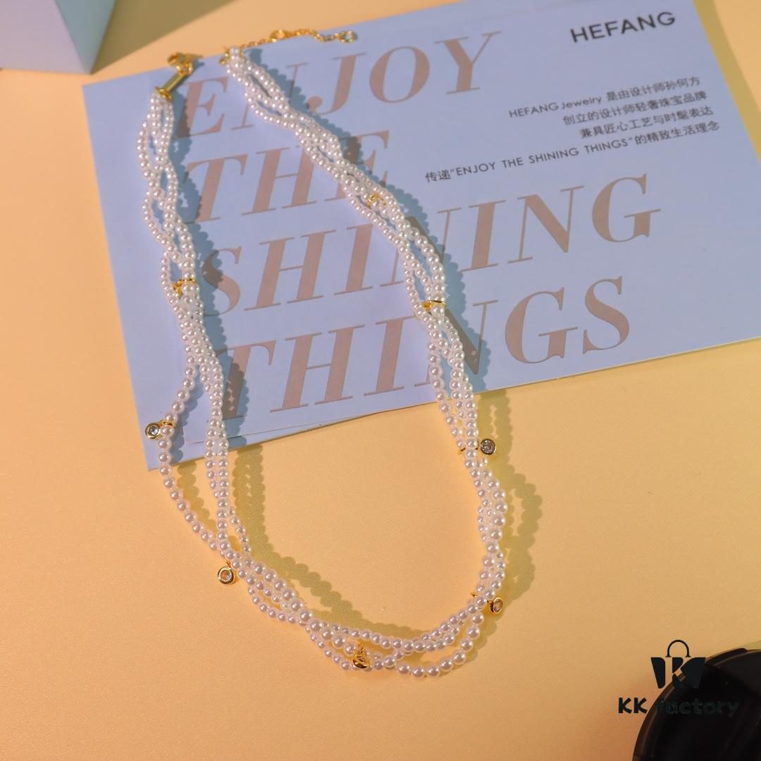 692fdeb199f2d84055c8b67c He Fang Jewelry Braided Three-Strand Twist Necklace