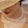 692fdeb699f2d84055c8b682 He Fang Jewelry Braided Three-Strand Twist Necklace