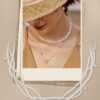 692fdeb899f2d84055c8b686 He Fang Jewelry Braided Three-Strand Twist Necklace