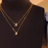 692fdebe99f2d84055c8b68d He Fang New Mini Luminescent Necklace and Stud Earrings
