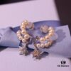 692fdec099f2d84055c8b68e He Fang New Arrival Moonlight White Stud Earrings