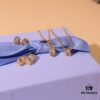 692fdec299f2d84055c8b691 He Fang New Mini Luminescent Necklace and Stud Earrings