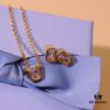692fdec299f2d84055c8b692 He Fang New Mini Luminescent Necklace and Stud Earrings