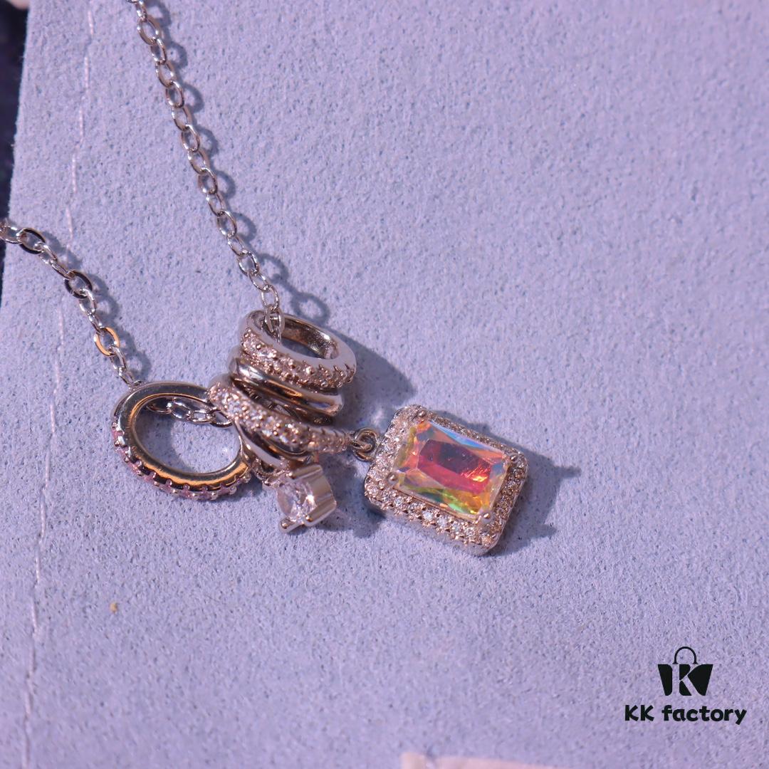 692fdee199f2d84055c8b6b4 He Fang Jewelry New Arrival Aurora Small Ice Sugar Necklace
