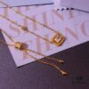 692fdee899f2d84055c8b6be He Fang Jewelry Handmade Woven Necklace and Stud Earrings