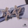 692fdef799f2d84055c8b6cb He Fang New Shiny Star Stud Earrings