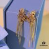 692fdf0f99f2d84055c8b6e0 He Fang New Braided Tassel Stud Earrings