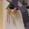 692fdf1599f2d84055c8b6e9 He Fang New Braided Tassel Stud Earrings