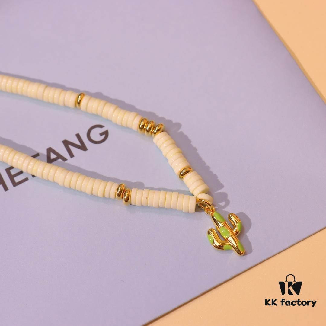 Hexagon New Cactus Necklace