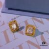 692fdf2299f2d84055c8b6fb He Fang Jewelry Hand-Tied Woven Stud Earrings