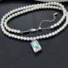 692fdf9899f2d84055c8b77d He Fang Lucky Aurora Glow Sugar Cube Series S925 Silver Necklace