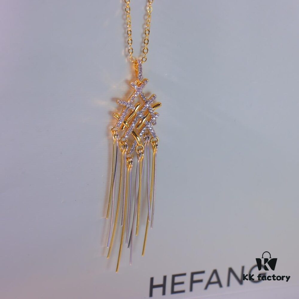 692fdf9b99f2d84055c8b77f Hefang New Style Woven Tassel Long Necklace