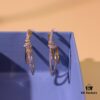 Hefang New Arrival Woven Line Stud Earrings