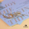 Hefang New Arrival Woven Line Stud Earrings