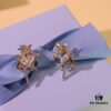 692fdfac99f2d84055c8b79e Hefang New Vacation Cube Woven Gold-Plated Stud Earrings