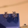692fdfac99f2d84055c8b79f Hefang New Vacation Cube Woven Gold-Plated Stud Earrings