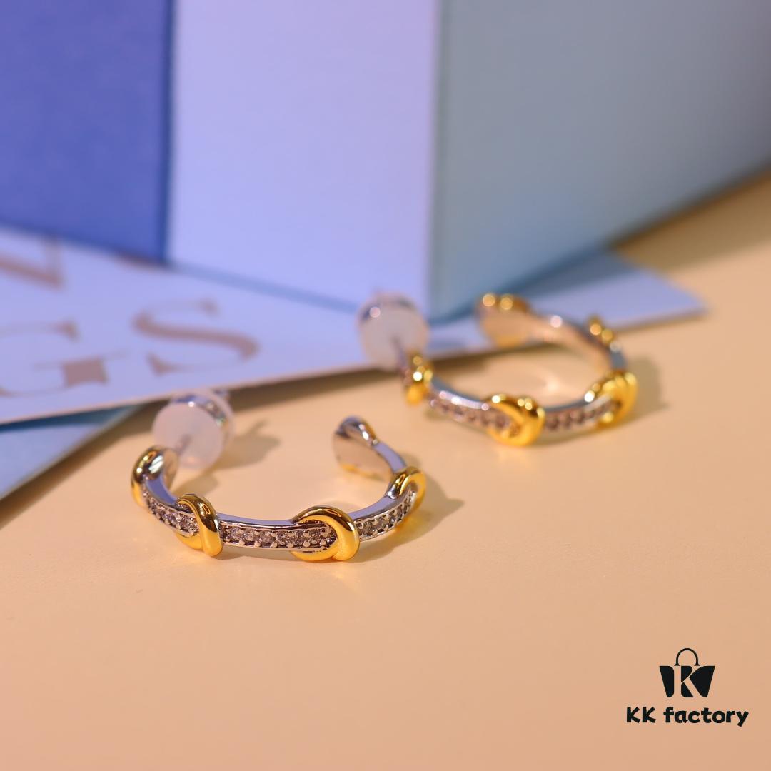 692fdfaf99f2d84055c8b7a3 Hexagon New Arrival Heart Knot Stud Earrings, Luxury High-End Style
