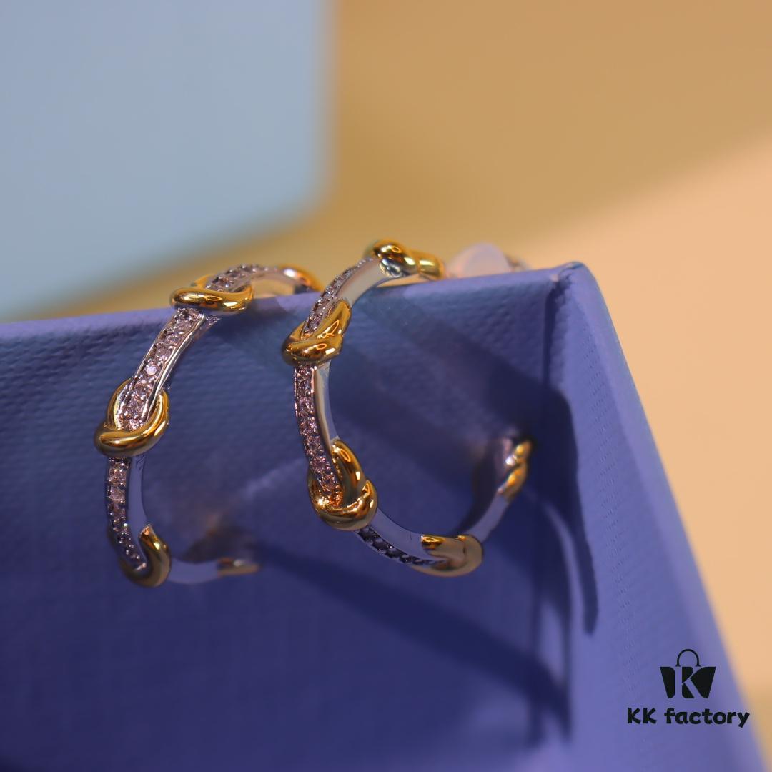 692fdfb099f2d84055c8b7a5 Hexagon New Arrival Heart Knot Stud Earrings, Luxury High-End Style