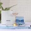 692fdfcc99f2d84055c8b7d9 HEFANG Blossom Collection 2023 White Iris Sugar Cube Earrings