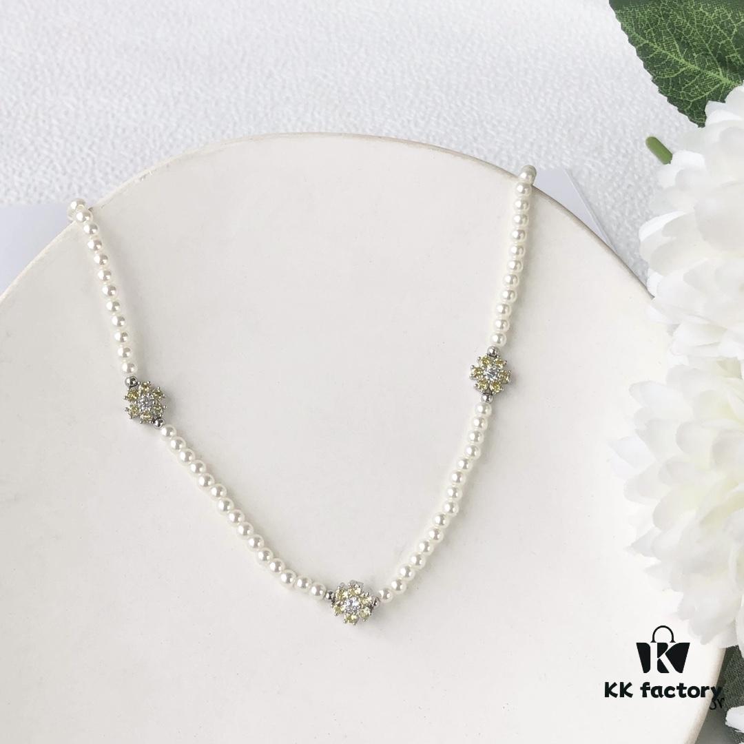HEFANG Jewelry Rosa Garden Short Necklace