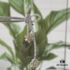 692fdfd899f2d84055c8b7ec HEFANG Blossom Collection Rose Ribbon Earrings