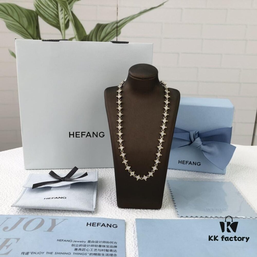 692fdfde99f2d84055c8b7f8 HEFANG Jewelry Shining Star Short Necklace