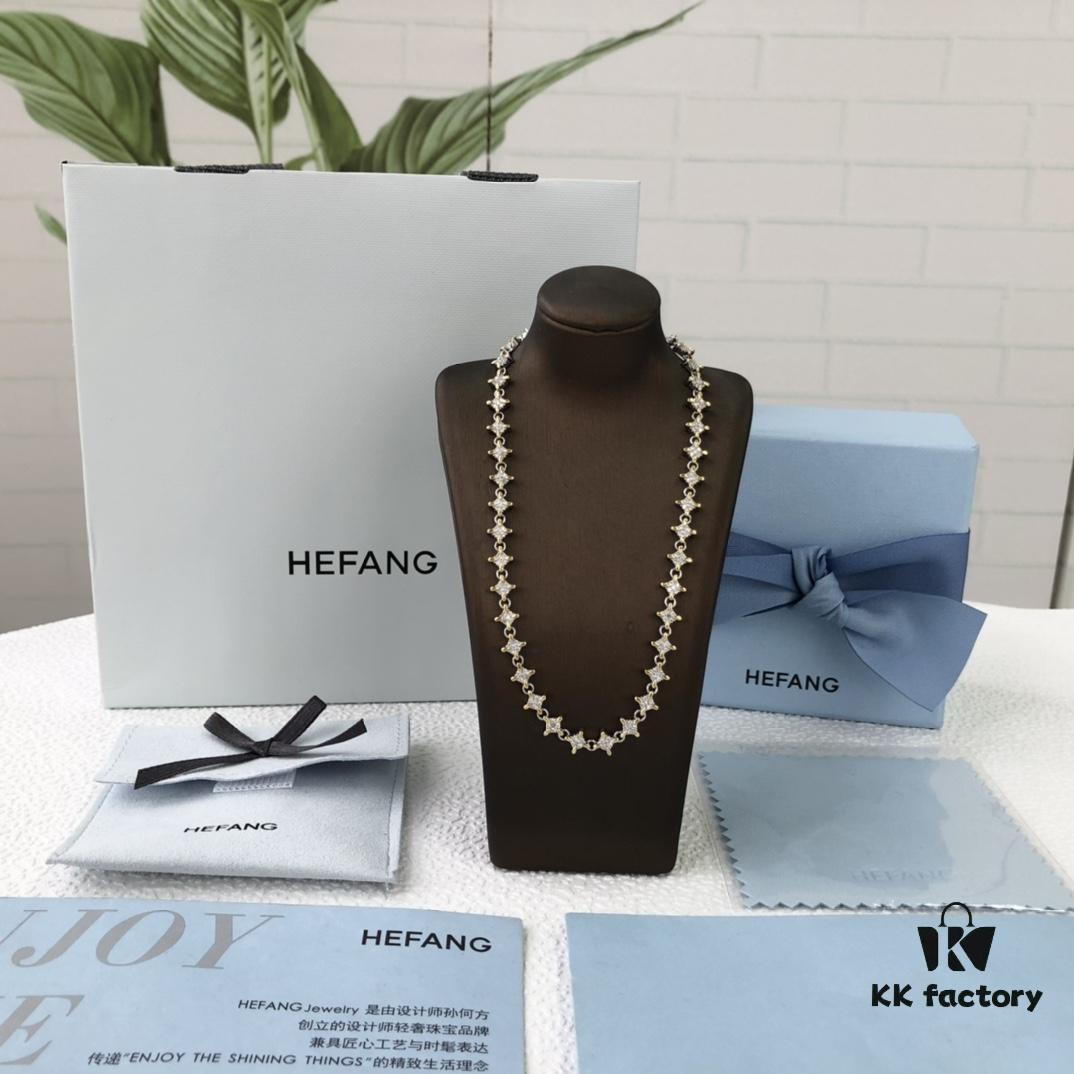 692fdfde99f2d84055c8b7f8 HEFANG Jewelry Shining Star Short Necklace