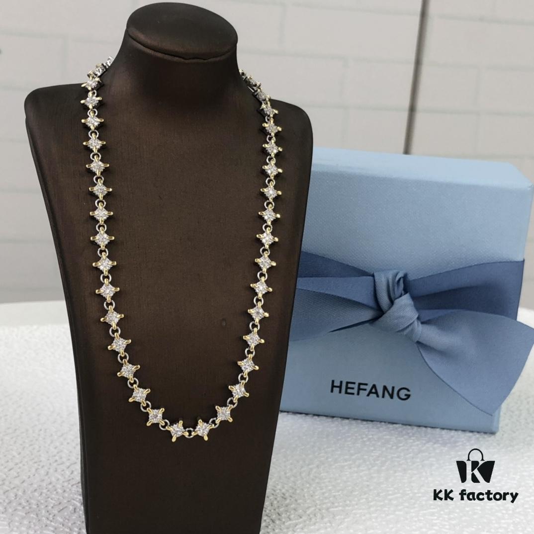 692fdfe099f2d84055c8b7fe HEFANG Jewelry Shining Star Short Necklace