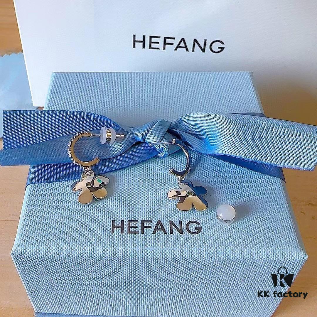 HEFANG Shiny Freesia Earrings [New Arrival]