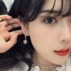 HEFANG Shiny Freesia Earrings [New Arrival]