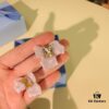 692fdff499f2d84055c8b827 White Iris Earrings