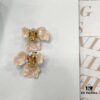 692fdff699f2d84055c8b829 He Fang White Iris Earrings New Arrival