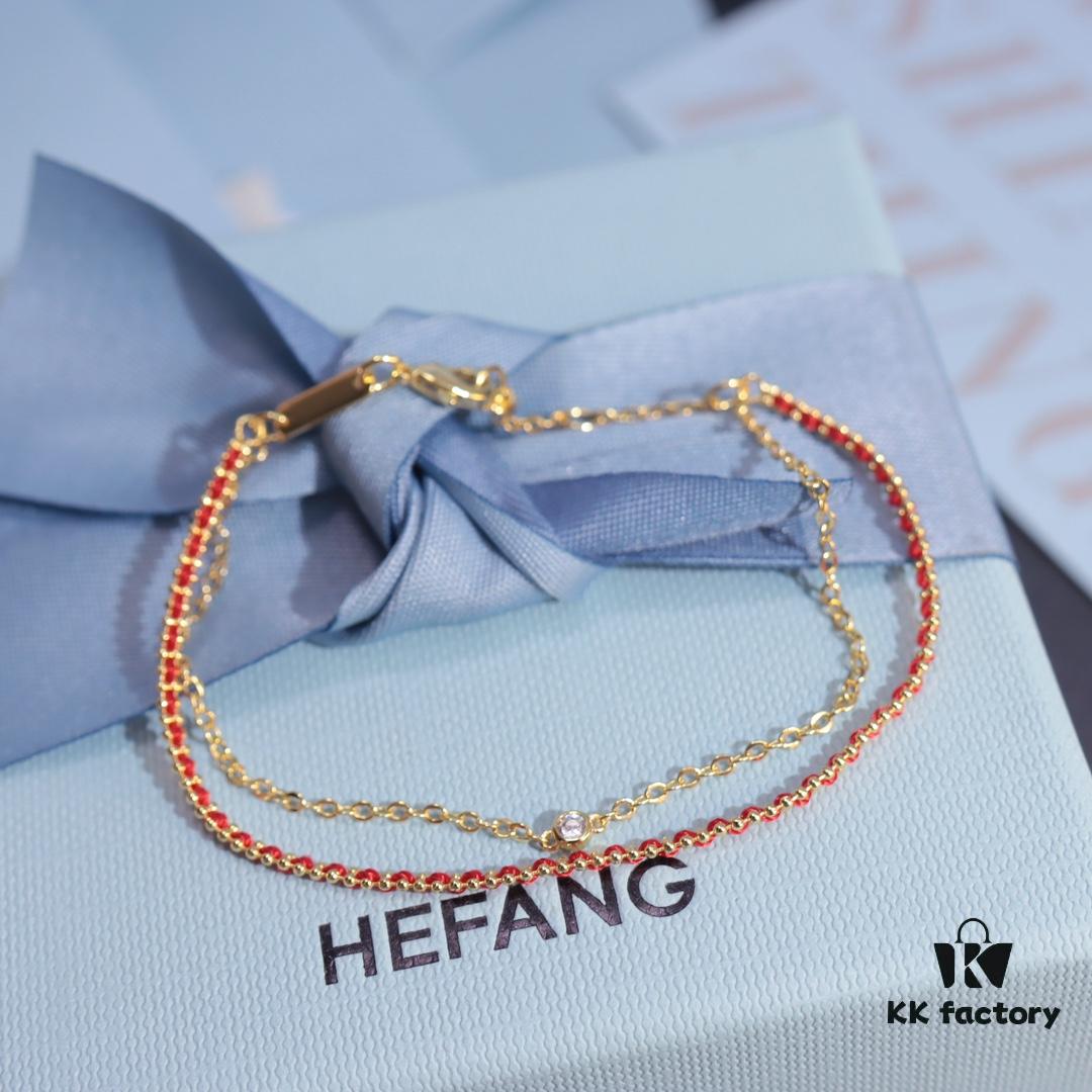 692fe01a99f2d84055c8b866 HEFANG He Fang Braided Red String Double-Layer Bracelet, Minimalist Design, New Year, Birth Year, Gift for Girlfriend, Christmas Gift