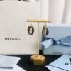 692fe03c99f2d84055c8b89c HEFANG Jewelry Coffee Bean Earrings