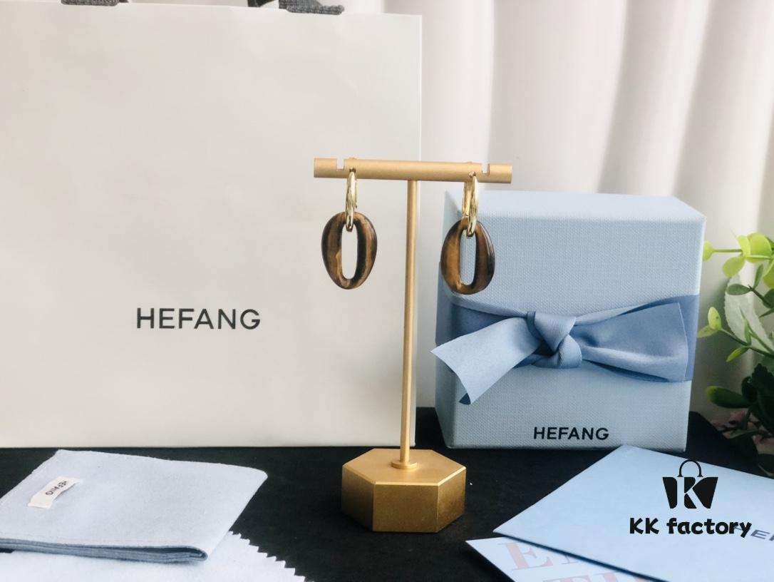 692fe03c99f2d84055c8b89c HEFANG Jewelry Coffee Bean Earrings
