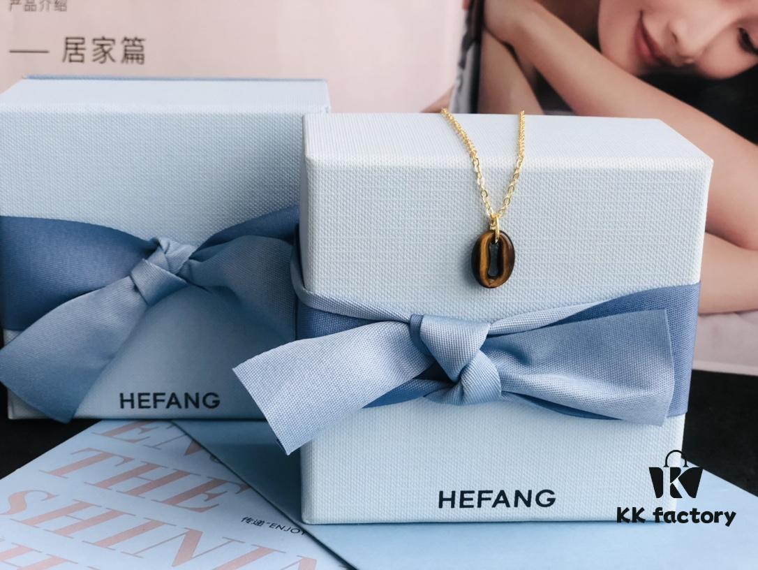 692fe04799f2d84055c8b8aa HEFANG Coffee Bean Necklace