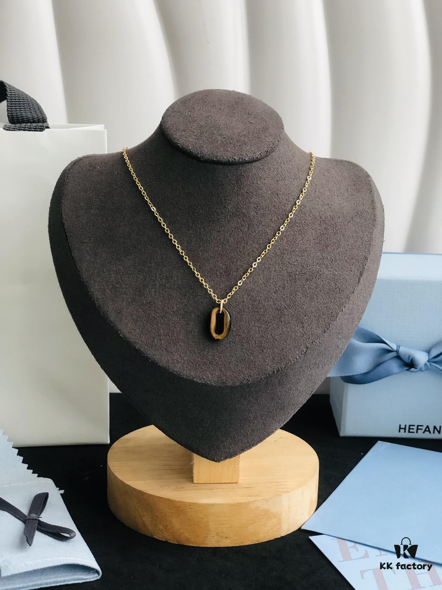 692fe04899f2d84055c8b8ac HEFANG Coffee Bean Necklace