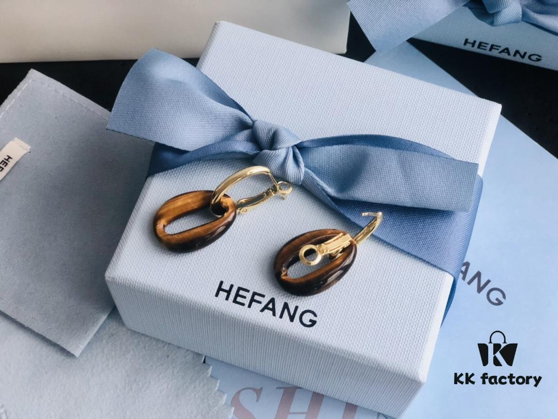 692fe05399f2d84055c8b8b9 HEFANG Jewelry Coffee Bean Earrings