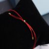 692fe05d99f2d84055c8b8c6 HEFANG Xiao Fang Smiley Red String Bracelet 14K Gold Diamond New Year Zodiac Birthday Wristband Christmas Gift