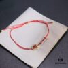 692fe05f99f2d84055c8b8c7 HEFANG Xiao Fang Smiley Red String Bracelet 14K Gold Diamond New Year Zodiac Birthday Wristband Christmas Gift