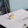 692fe06299f2d84055c8b8cc HEFANG Lucky Coin Necklace New Year Minimalist Luxury Pendant Chain for Women Christmas Gift