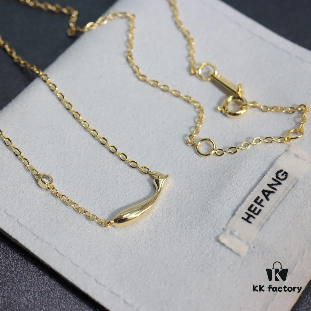 692fe06599f2d84055c8b8d1 HEFANG New Arrival Koi 14K Gold Diamond Minimalist Luxury Pendant Necklace for Women, Christmas Gift