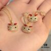 692fe06599f2d84055c8b8d4 HEFANG New Cute Little Dragon Necklace 925 Silver Original Design Collar Chain Christmas Gift