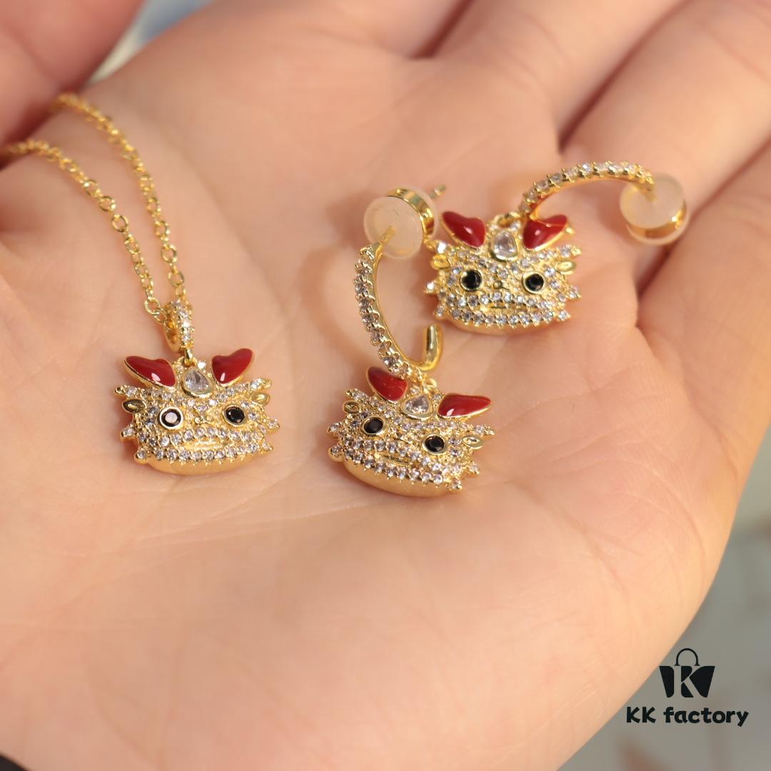 692fe06599f2d84055c8b8d4 HEFANG New Cute Little Dragon Necklace 925 Silver Original Design Collar Chain Christmas Gift