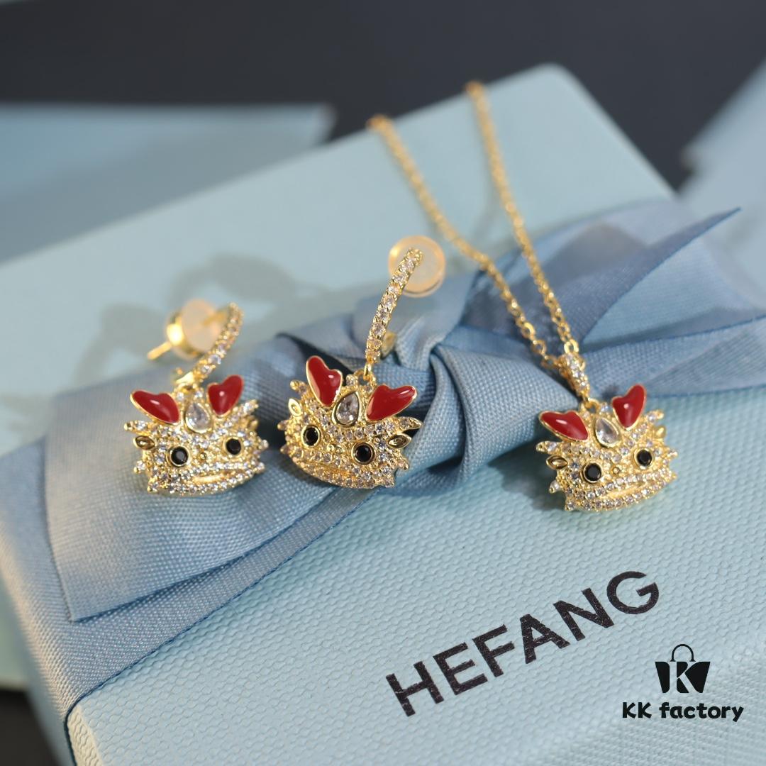 692fe06999f2d84055c8b8d7 HEFANG New Cute Little Dragon Necklace 925 Silver Original Design Collar Chain Christmas Gift