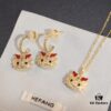 692fe06a99f2d84055c8b8da HEFANG New Cute Little Dragon Necklace 925 Silver Original Design Collar Chain Christmas Gift