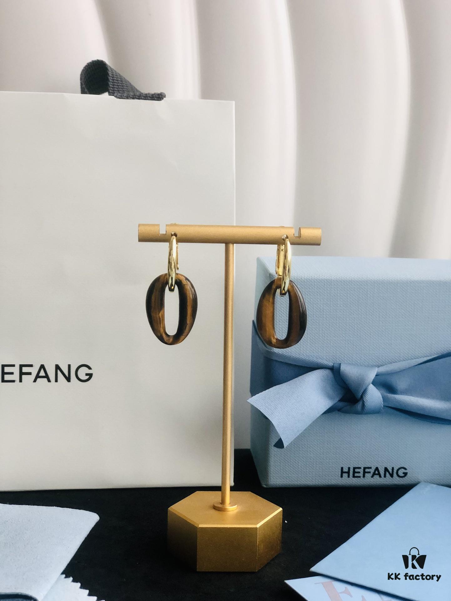 692fe06e99f2d84055c8b8df HEFANG Jewelry Coffee Bean Earrings