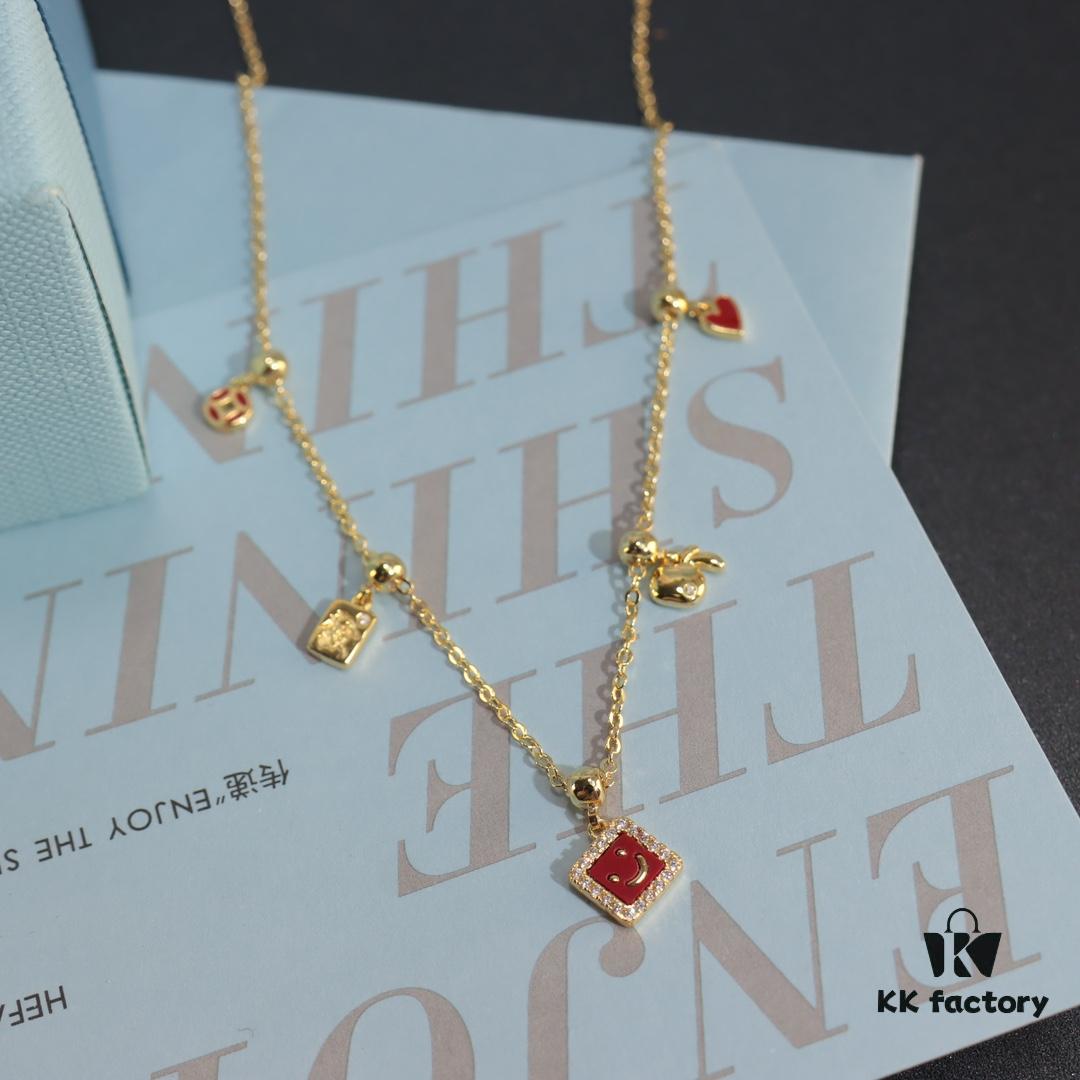 692fe06f99f2d84055c8b8e0 HEFANG New Arrival Cute 14K Gold Pendant Necklace with Diamond, Luxury Minimalist DIY Christmas Gift